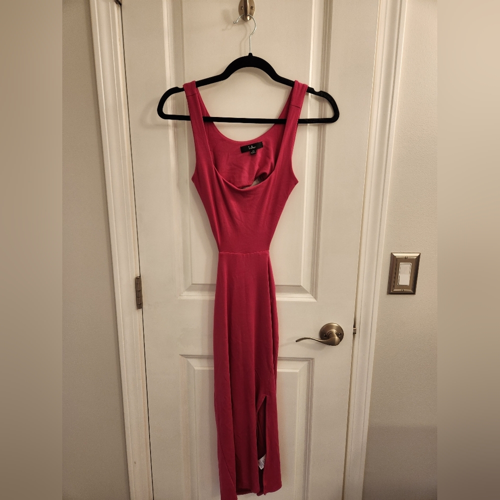 NWOT LULU'S Magenta Bodycon Dress